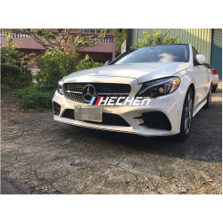 空力套件BENZ W205 AMG前保桿總成