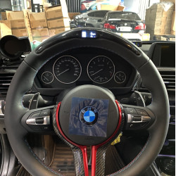 BMW-F世代M版方向盤簍空蓋板 BMW-F世代M版方向盤簍空蓋板