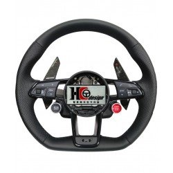 AUDI-NAPPA、透氣皮、卡夢撥片、啟動鈕