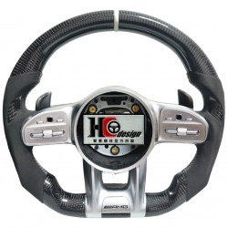 卡夢平把、麂皮、白色定位圈、握把卡夢、銀 (23P)