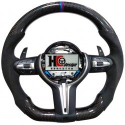 E90-卡夢平把、麂皮、三色定位圈、三色線(丁字褲)