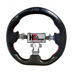 NISSAN GTR-LED-卡夢平把、麂皮