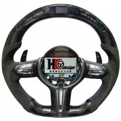 BMW F30 M3款 智慧競技型 LED 左右麂皮 方向盤