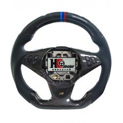 BMW E60 E6x 競技型 左右透氣皮 變形蟲方向盤 三色定位圈