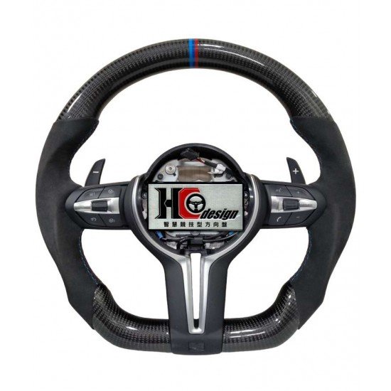 BMW F30 M3款 競技型 左右麂皮 變形蟲方向盤 三色定位圈 BMW F30 M3款 競技型 左右麂皮 變形蟲方向盤 三色定位圈