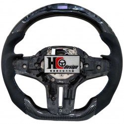 BMW G30 智慧競技型 LED 左右麂皮 變形蟲方向盤 (裸盤)