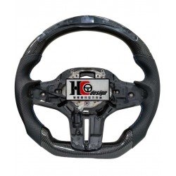 BMW G30 智慧競技型 LED 左右透氣皮 變形蟲方向盤 (裸盤)