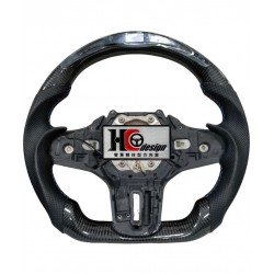 BMW G20 智慧競技型 LED 左右透氣皮 變形蟲方向盤 (裸盤)