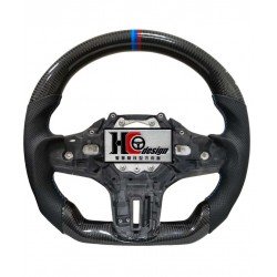 BMW G20 競技型 左右透氣皮 變形蟲方向盤 三色定位圈 (裸盤)